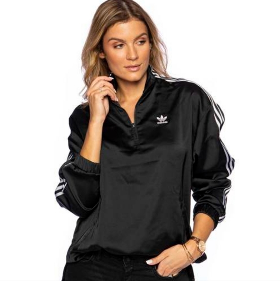 adidas Jackets & Coats Nwt Womens Oversize Adicolor Classics Satin